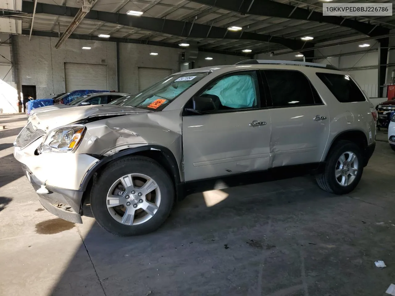 1GKKVPED8BJ226786 2011 GMC Acadia Sle