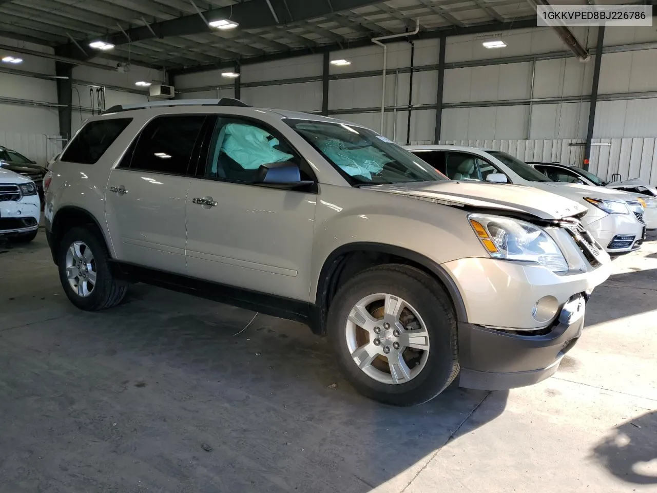 1GKKVPED8BJ226786 2011 GMC Acadia Sle