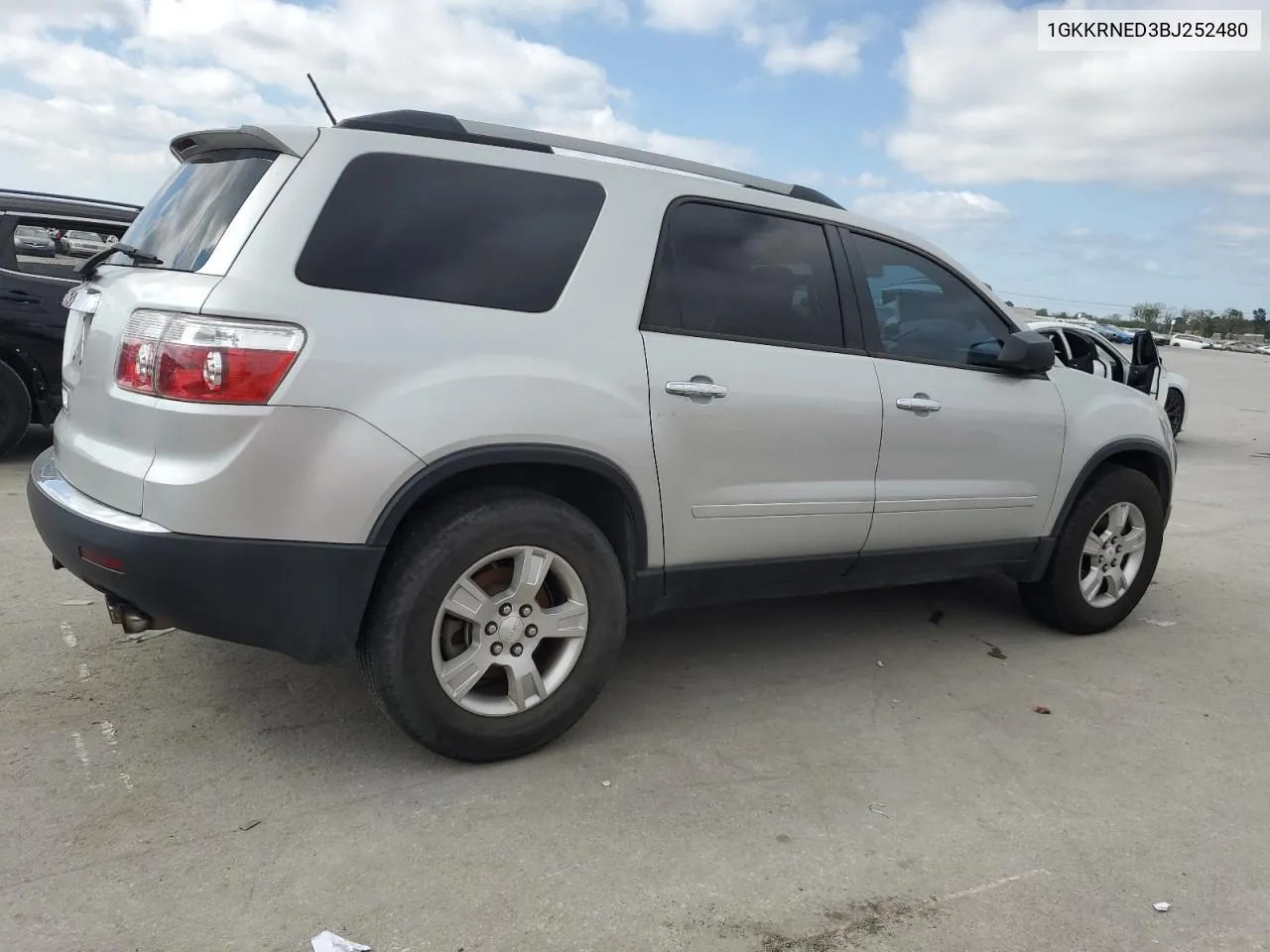 2011 GMC Acadia Sle VIN: 1GKKRNED3BJ252480 Lot: 74075474