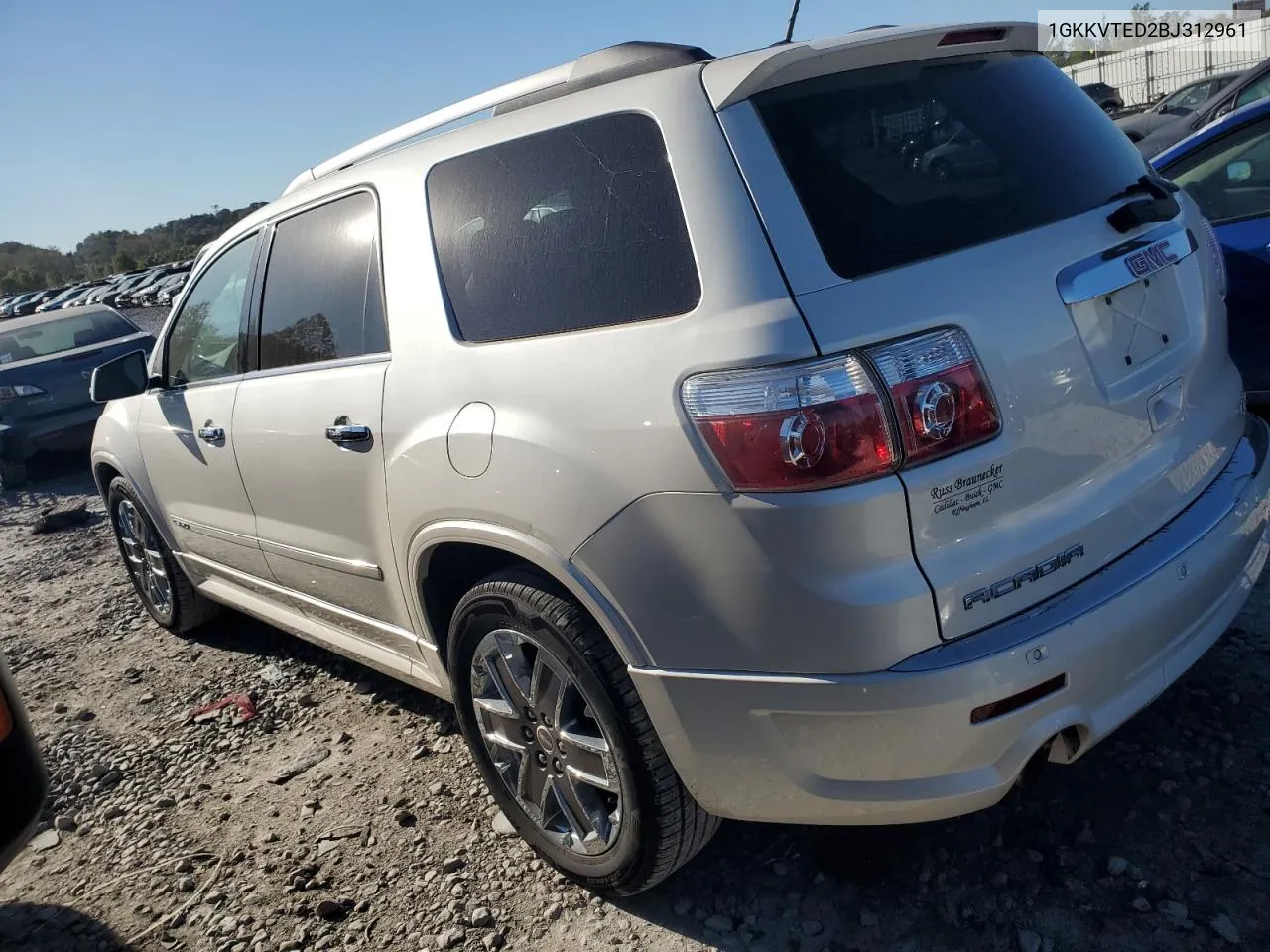 2011 GMC Acadia Denali VIN: 1GKKVTED2BJ312961 Lot: 74466764