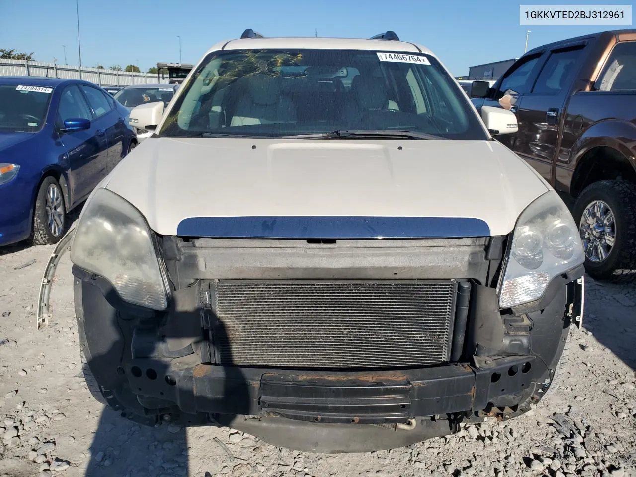 2011 GMC Acadia Denali VIN: 1GKKVTED2BJ312961 Lot: 74466764