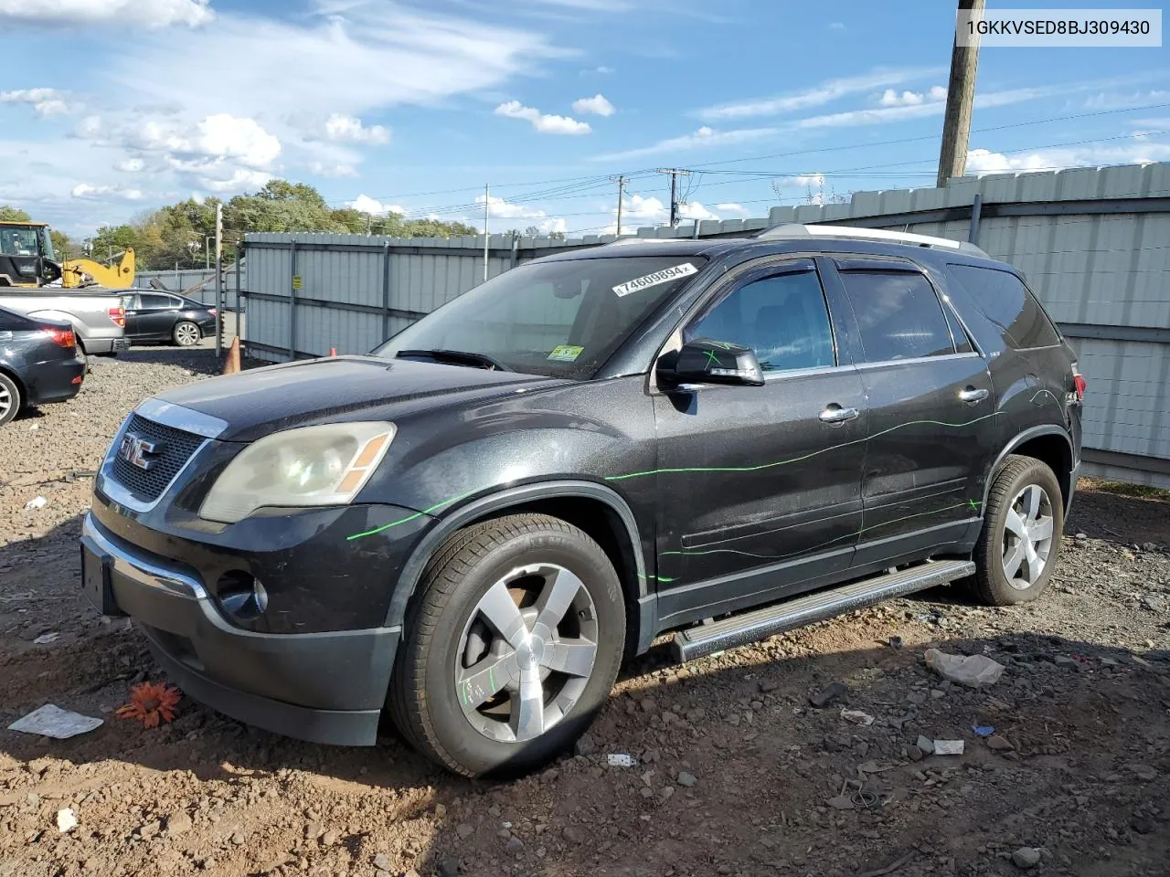 2011 GMC Acadia Slt-2 VIN: 1GKKVSED8BJ309430 Lot: 74609894