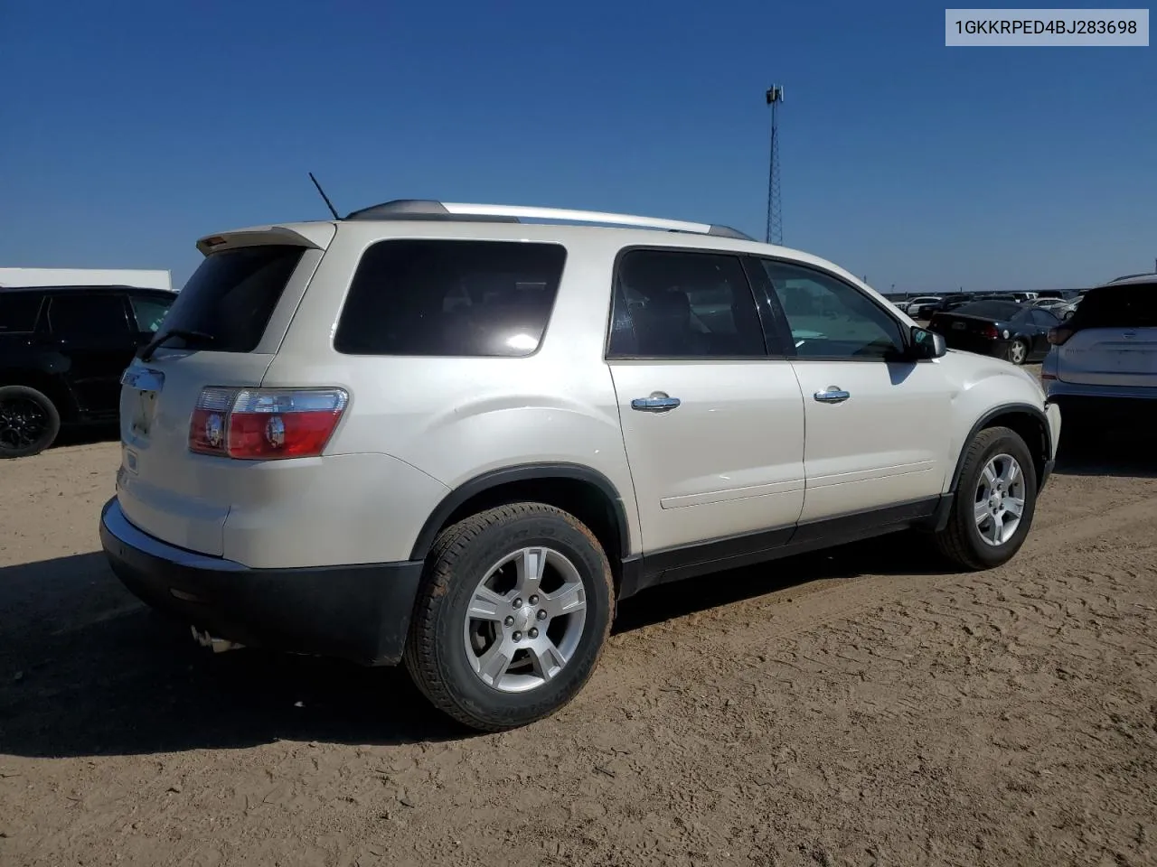 2011 GMC Acadia Sle VIN: 1GKKRPED4BJ283698 Lot: 74678314