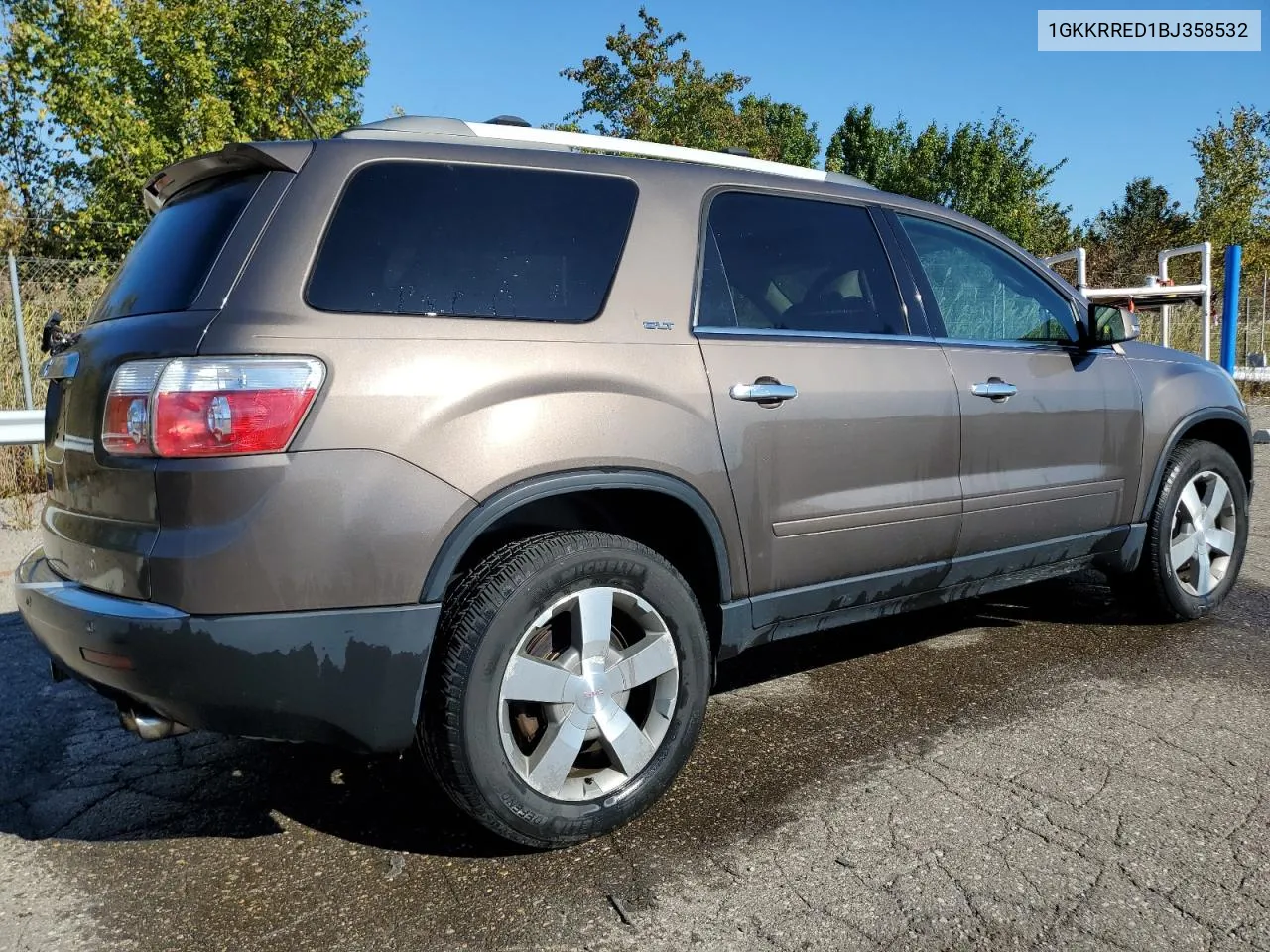 2011 GMC Acadia Slt-1 VIN: 1GKKRRED1BJ358532 Lot: 74844664