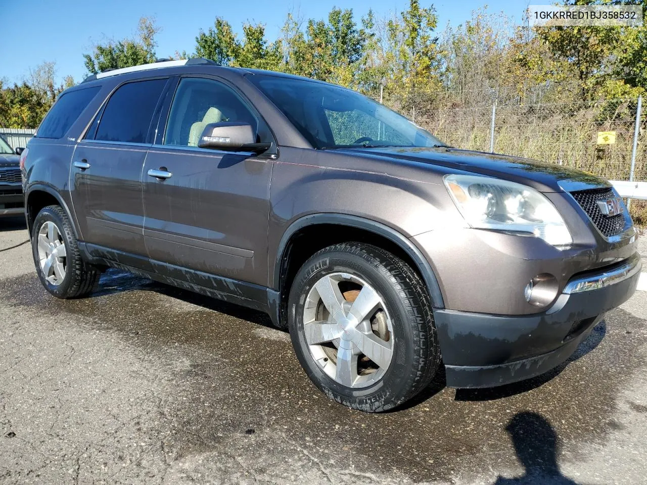 2011 GMC Acadia Slt-1 VIN: 1GKKRRED1BJ358532 Lot: 74844664