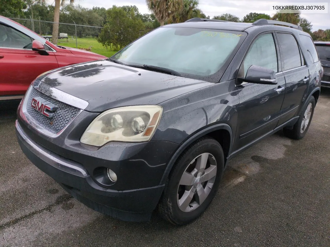 2011 GMC Acadia Slt-1 VIN: 1GKKRREDXBJ307935 Lot: 75076204