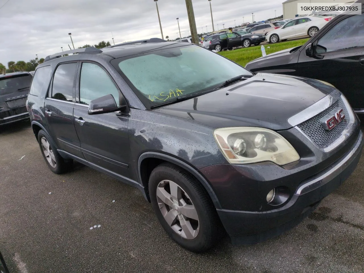 2011 GMC Acadia Slt-1 VIN: 1GKKRREDXBJ307935 Lot: 75076204