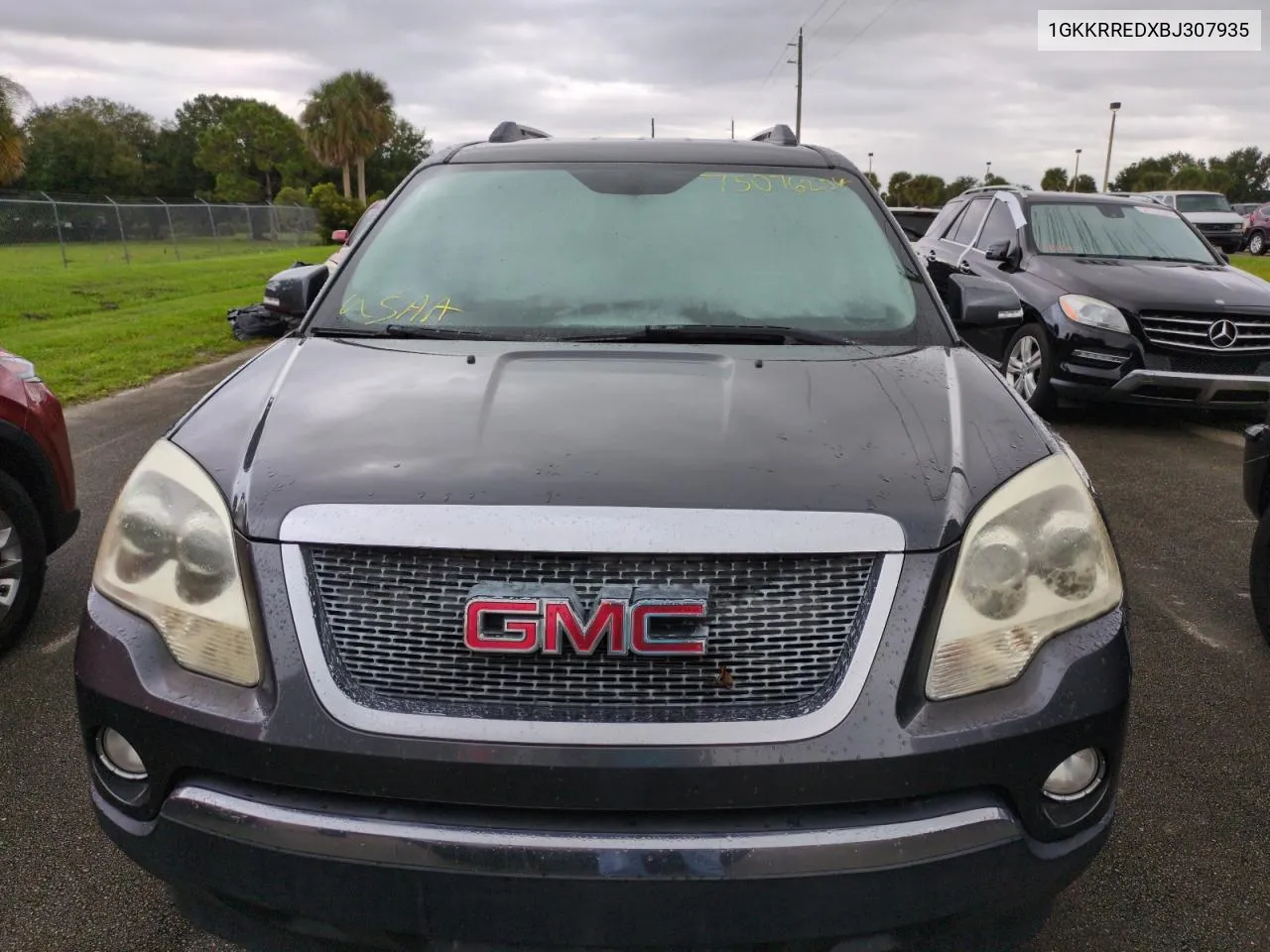 2011 GMC Acadia Slt-1 VIN: 1GKKRREDXBJ307935 Lot: 75076204