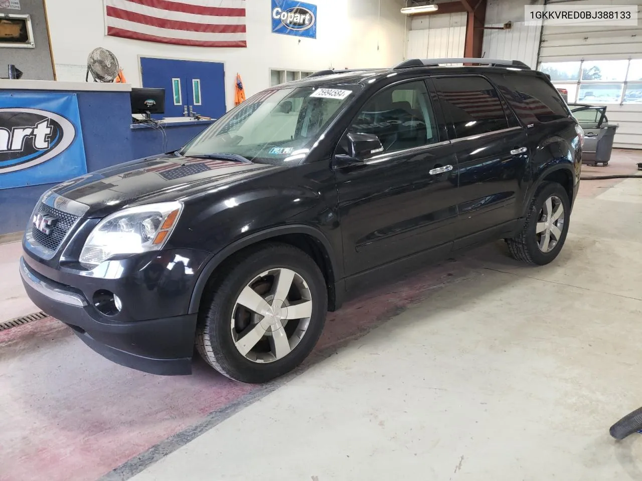 2011 GMC Acadia Slt-1 VIN: 1GKKVRED0BJ388133 Lot: 75994584