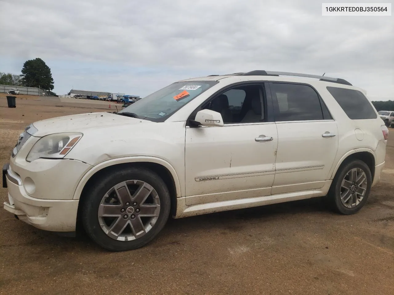 2011 GMC Acadia Denali VIN: 1GKKRTED0BJ350564 Lot: 76070404