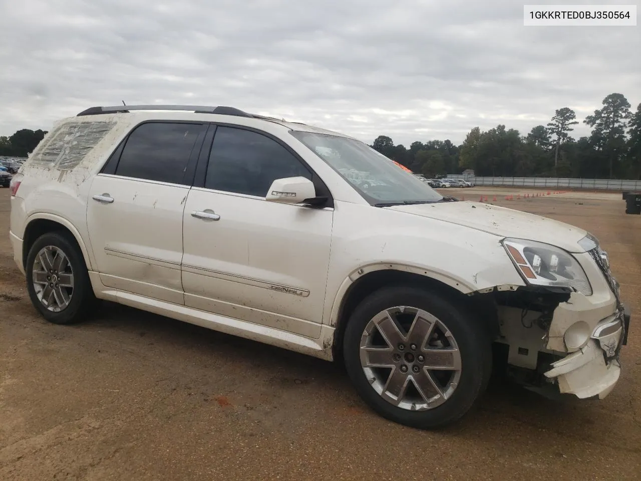 2011 GMC Acadia Denali VIN: 1GKKRTED0BJ350564 Lot: 76070404