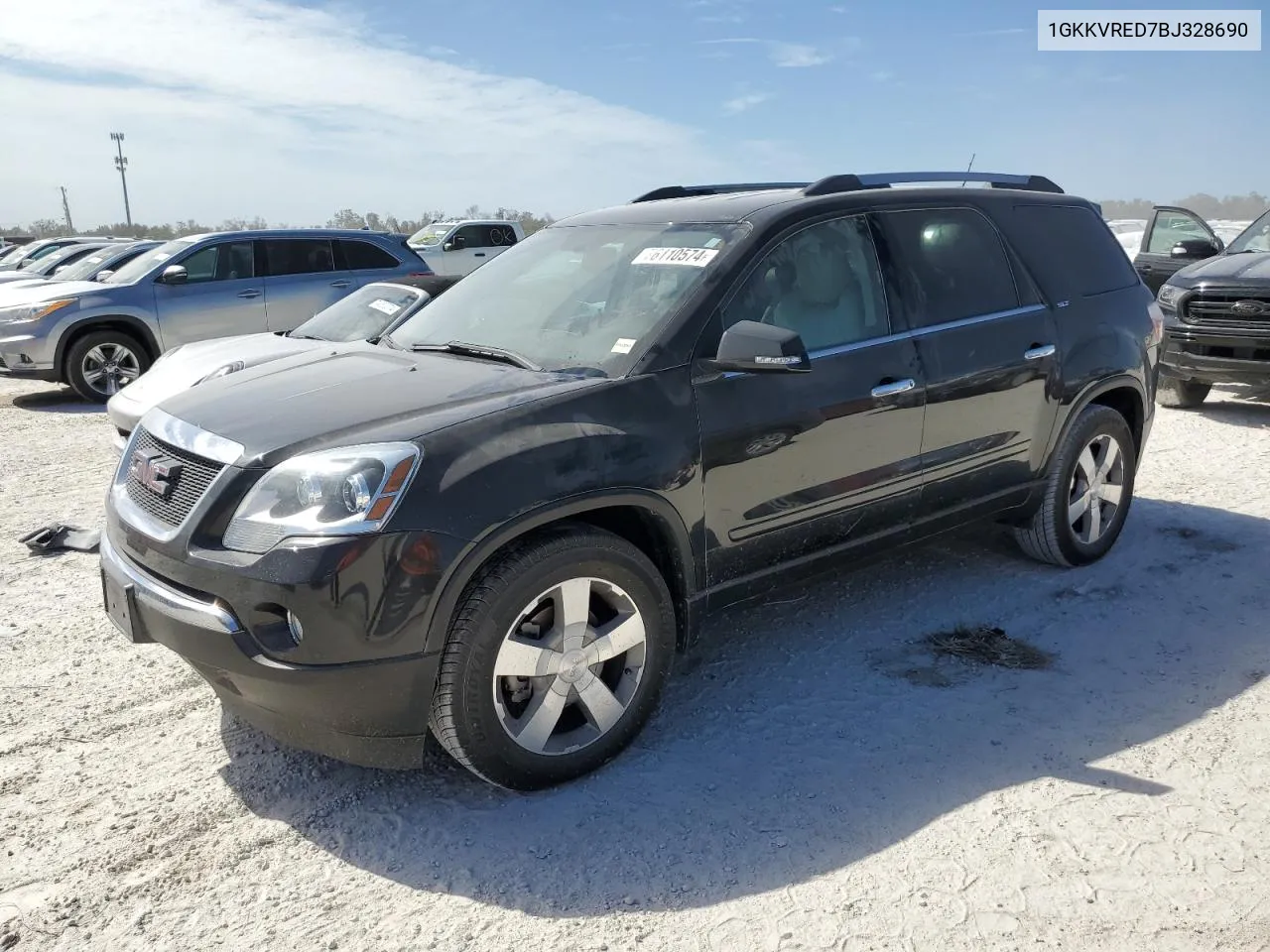 2011 GMC Acadia Slt-1 VIN: 1GKKVRED7BJ328690 Lot: 76110574