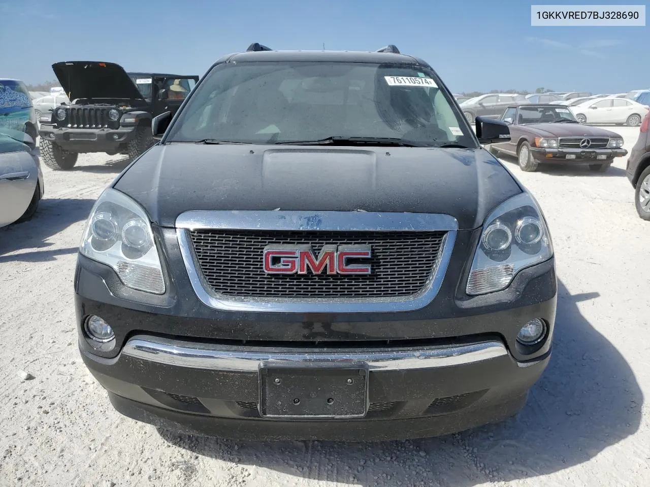 2011 GMC Acadia Slt-1 VIN: 1GKKVRED7BJ328690 Lot: 76110574