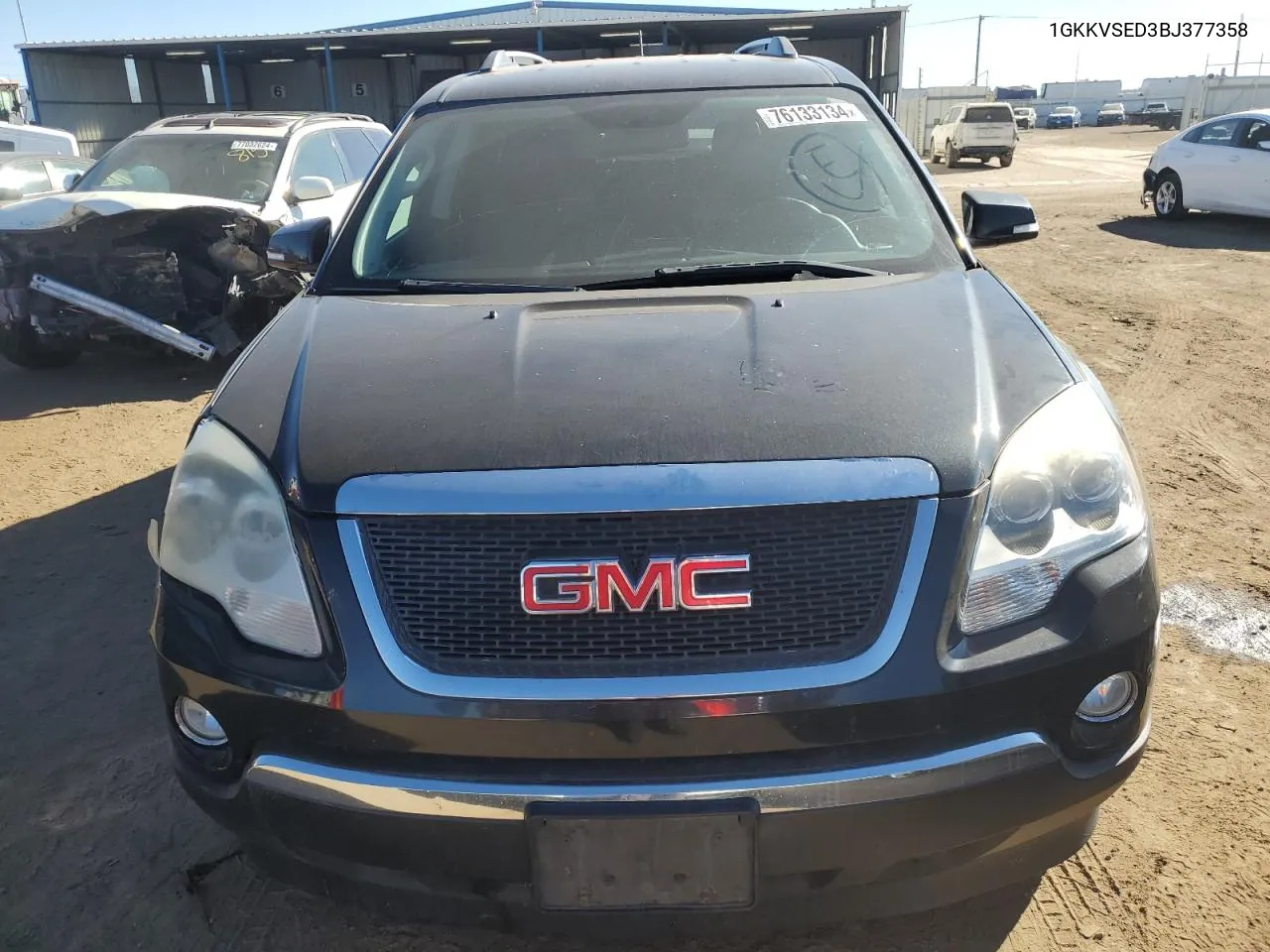 2011 GMC Acadia Slt-2 VIN: 1GKKVSED3BJ377358 Lot: 76133134