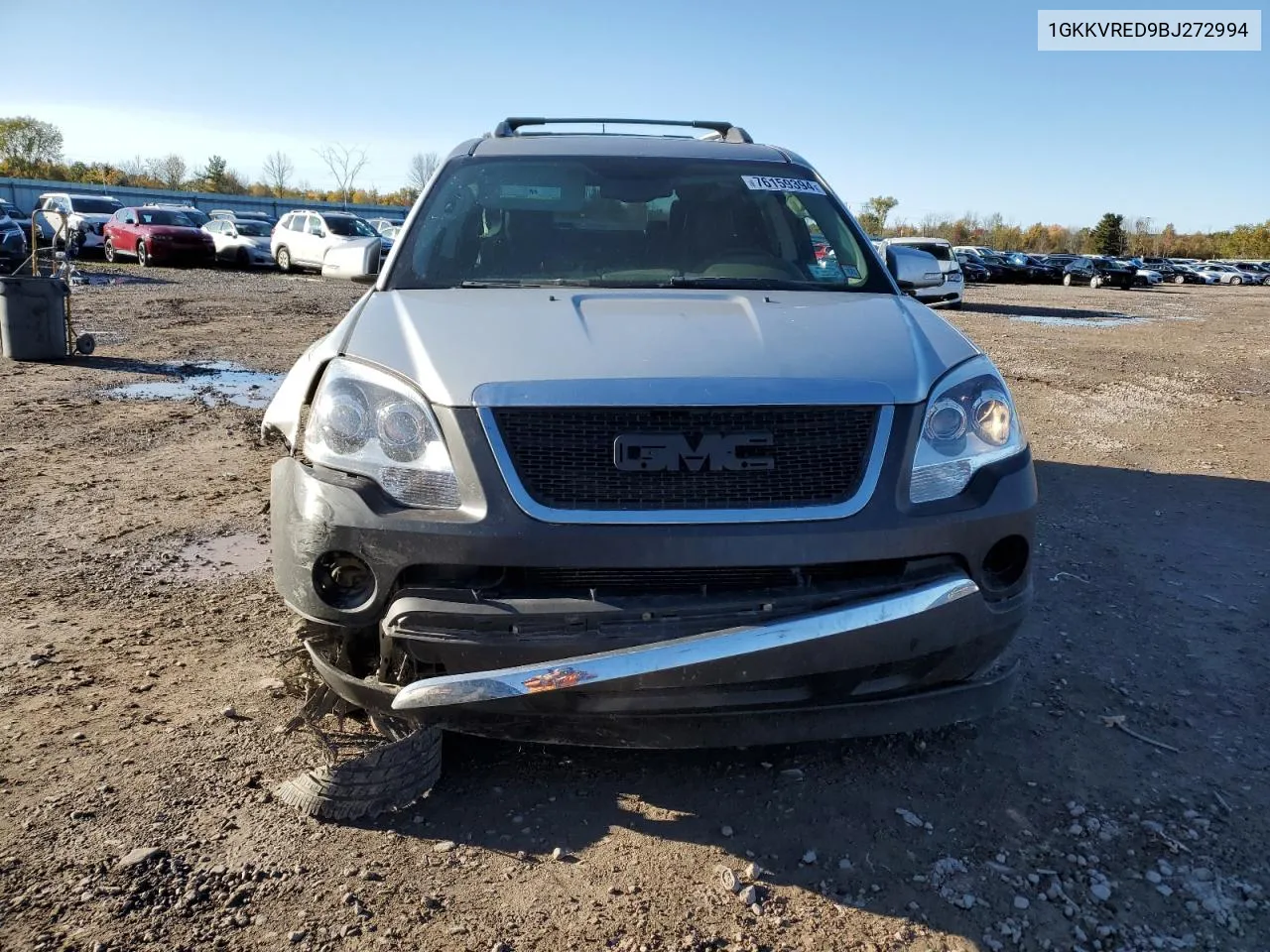 2011 GMC Acadia Slt-1 VIN: 1GKKVRED9BJ272994 Lot: 76159394