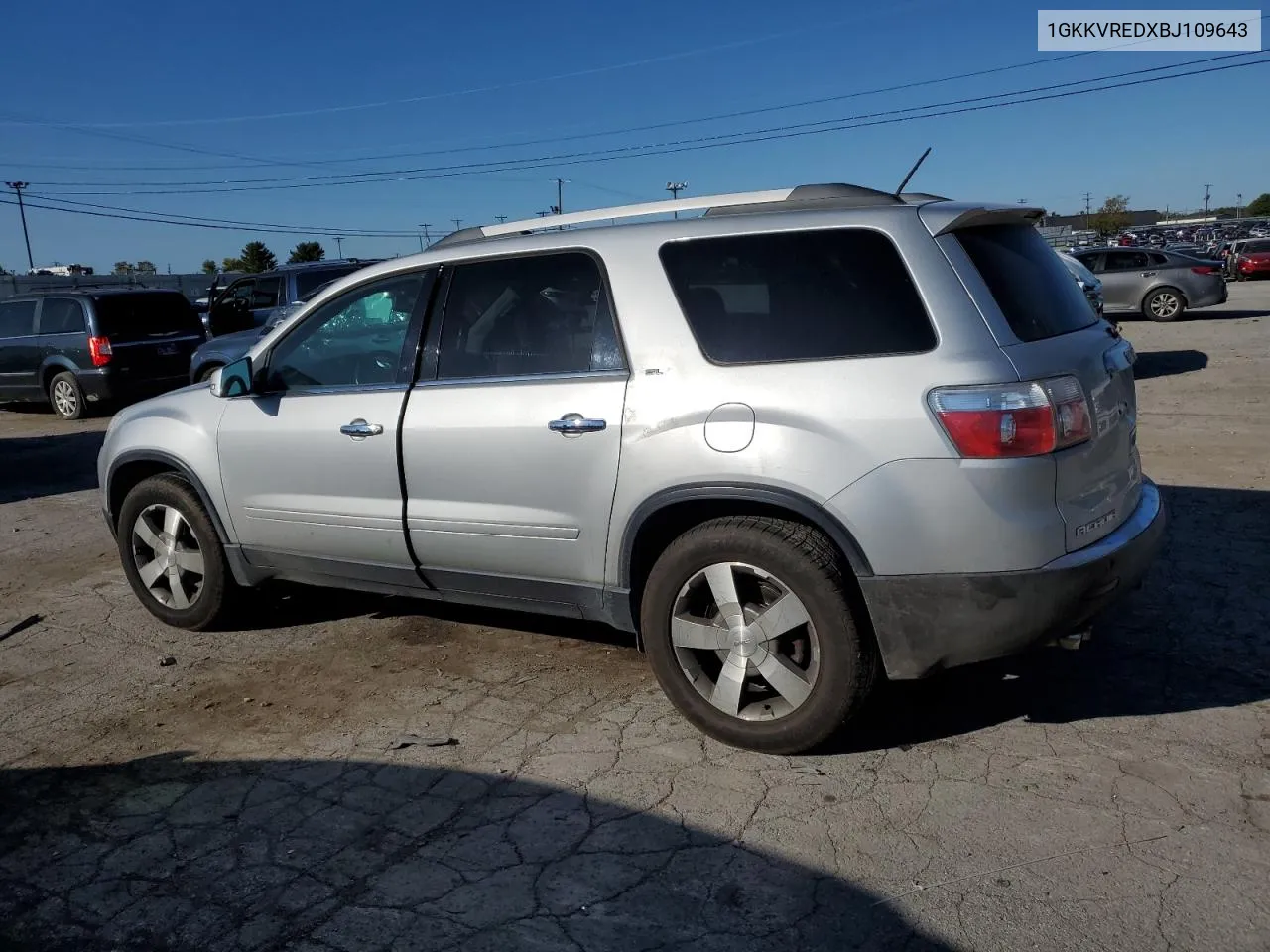 2011 GMC Acadia Slt-1 VIN: 1GKKVREDXBJ109643 Lot: 76351864