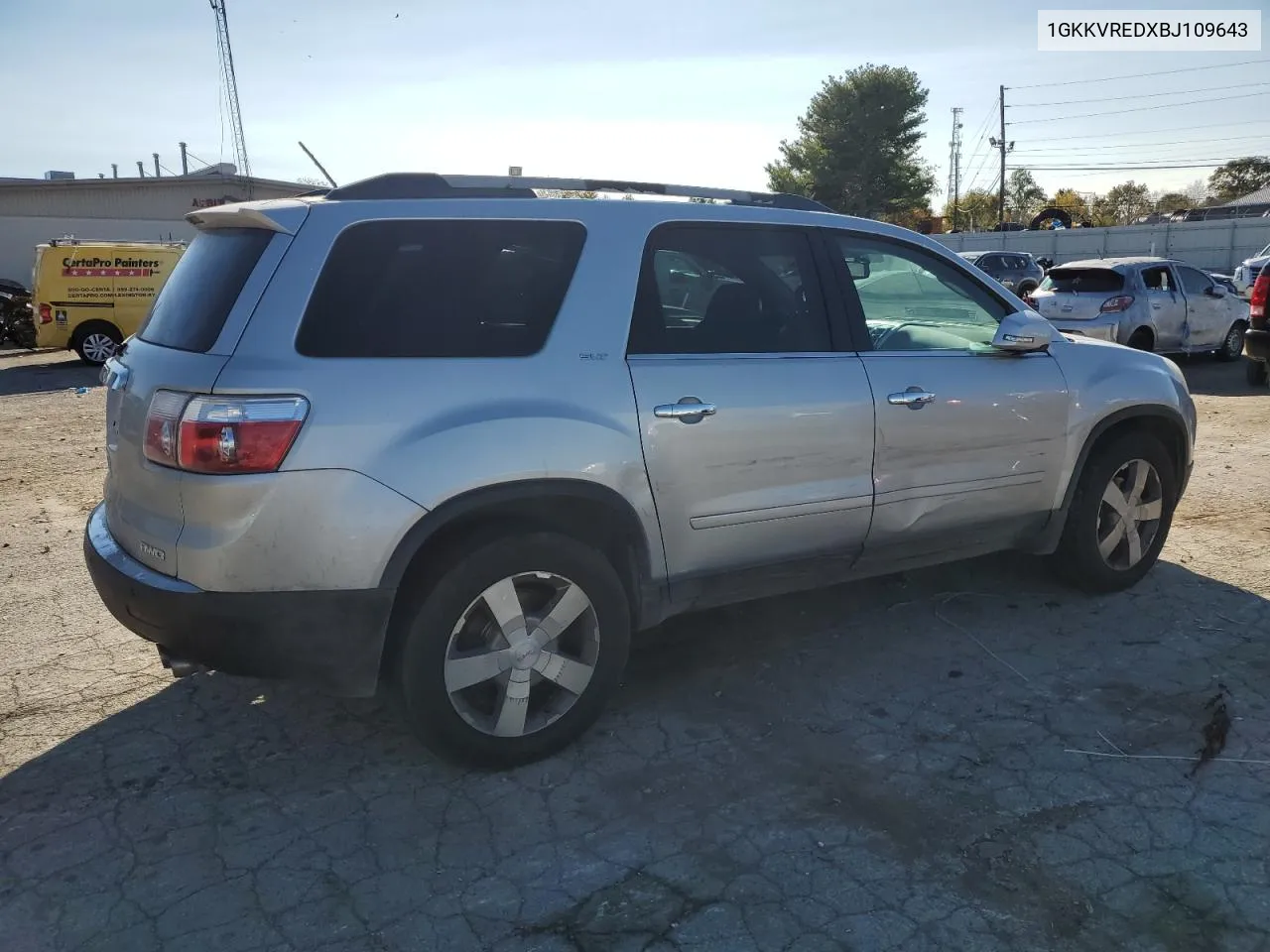 2011 GMC Acadia Slt-1 VIN: 1GKKVREDXBJ109643 Lot: 76351864