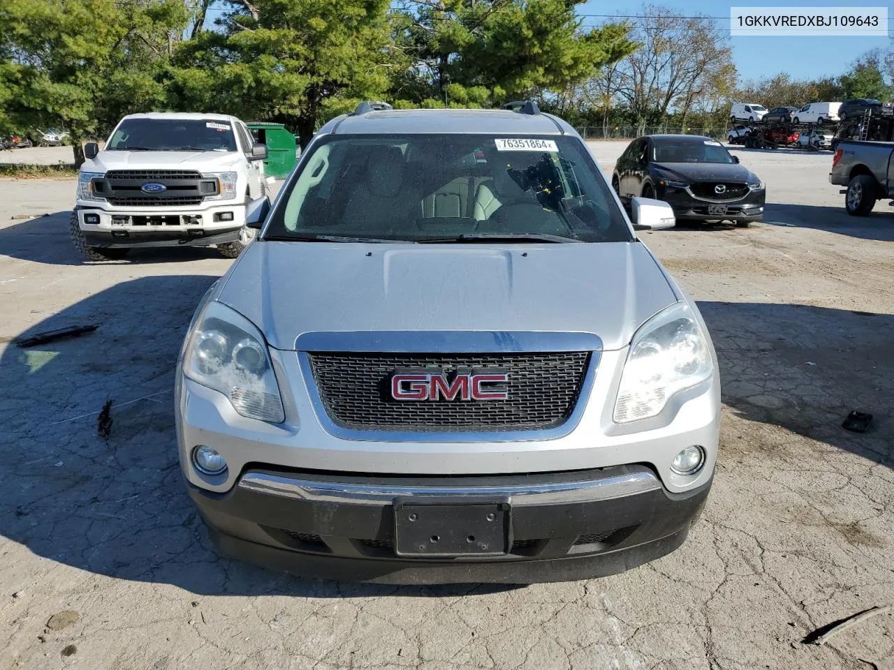 2011 GMC Acadia Slt-1 VIN: 1GKKVREDXBJ109643 Lot: 76351864