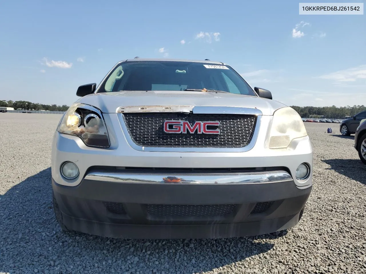 2011 GMC Acadia Sle VIN: 1GKKRPED6BJ261542 Lot: 77597294