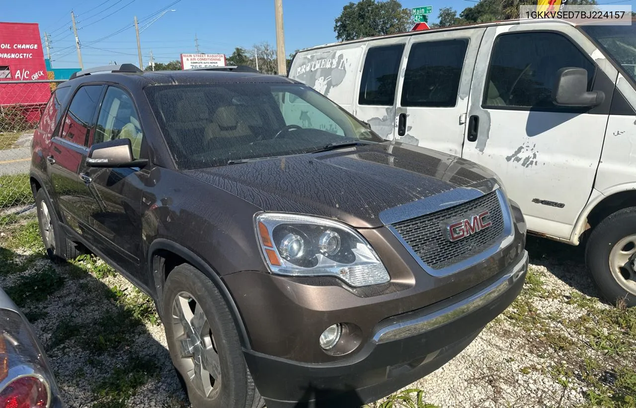 2011 GMC Acadia Slt-2 VIN: 1GKKVSED7BJ224157 Lot: 78056694