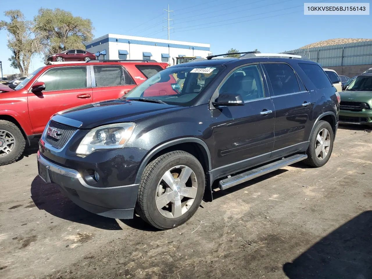 2011 GMC Acadia Slt-2 VIN: 1GKKVSED6BJ156143 Lot: 78191444