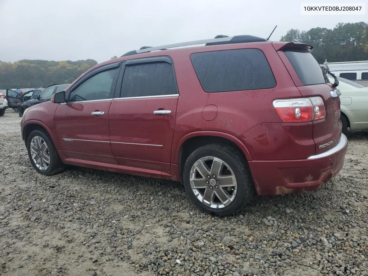 2011 GMC Acadia Denali VIN: 1GKKVTED0BJ208047 Lot: 78218174