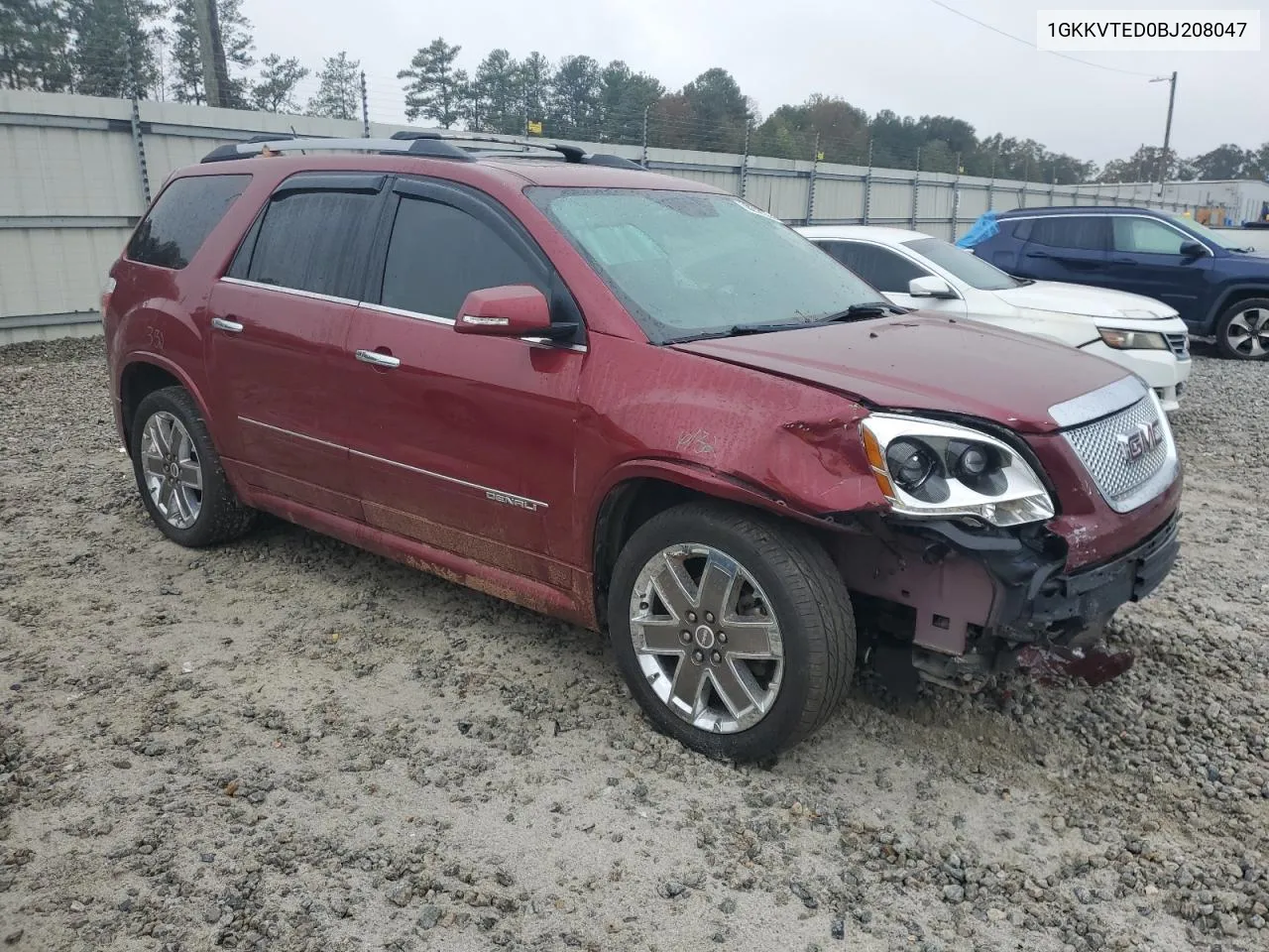 2011 GMC Acadia Denali VIN: 1GKKVTED0BJ208047 Lot: 78218174