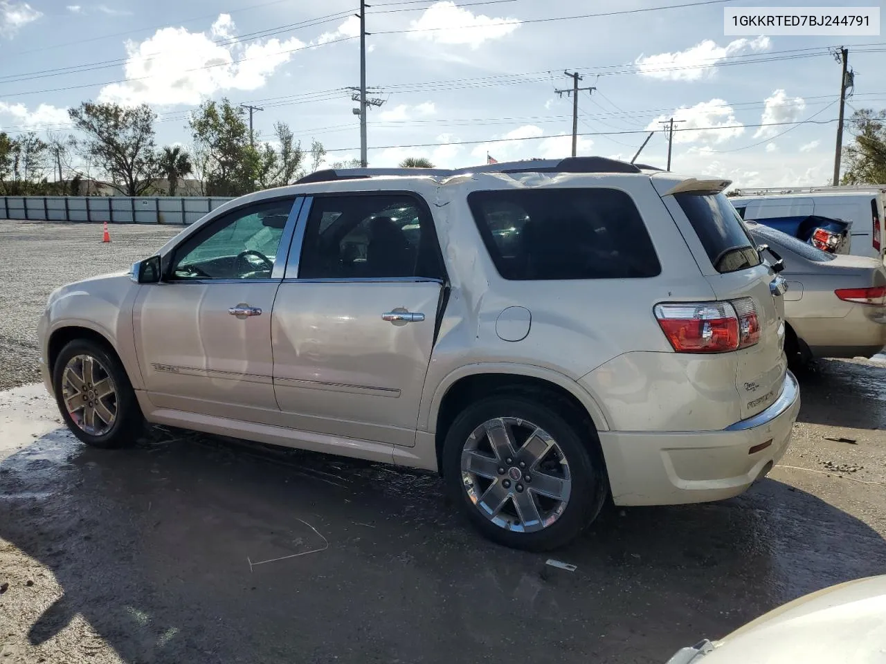 2011 GMC Acadia Denali VIN: 1GKKRTED7BJ244791 Lot: 79330334