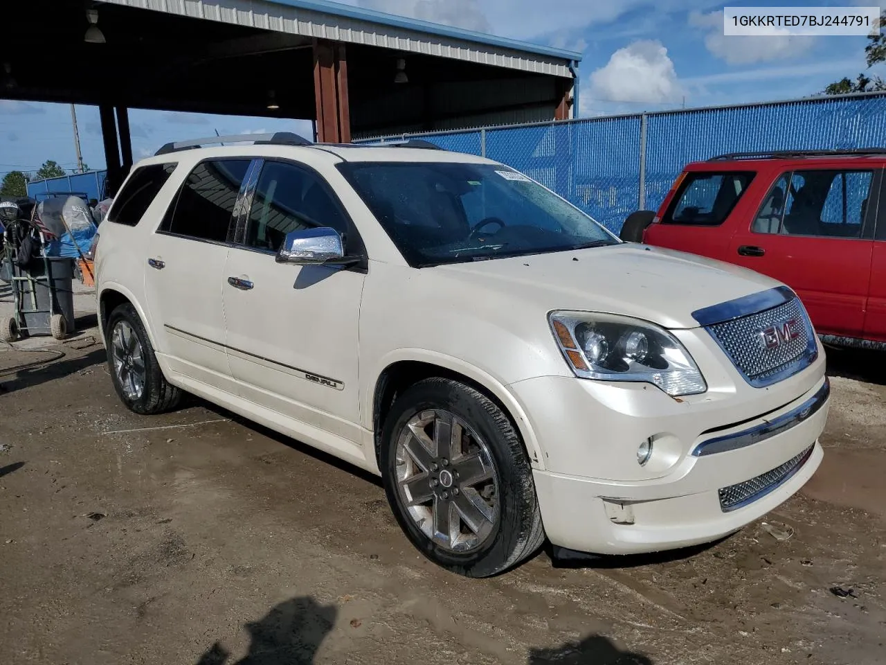 2011 GMC Acadia Denali VIN: 1GKKRTED7BJ244791 Lot: 79330334