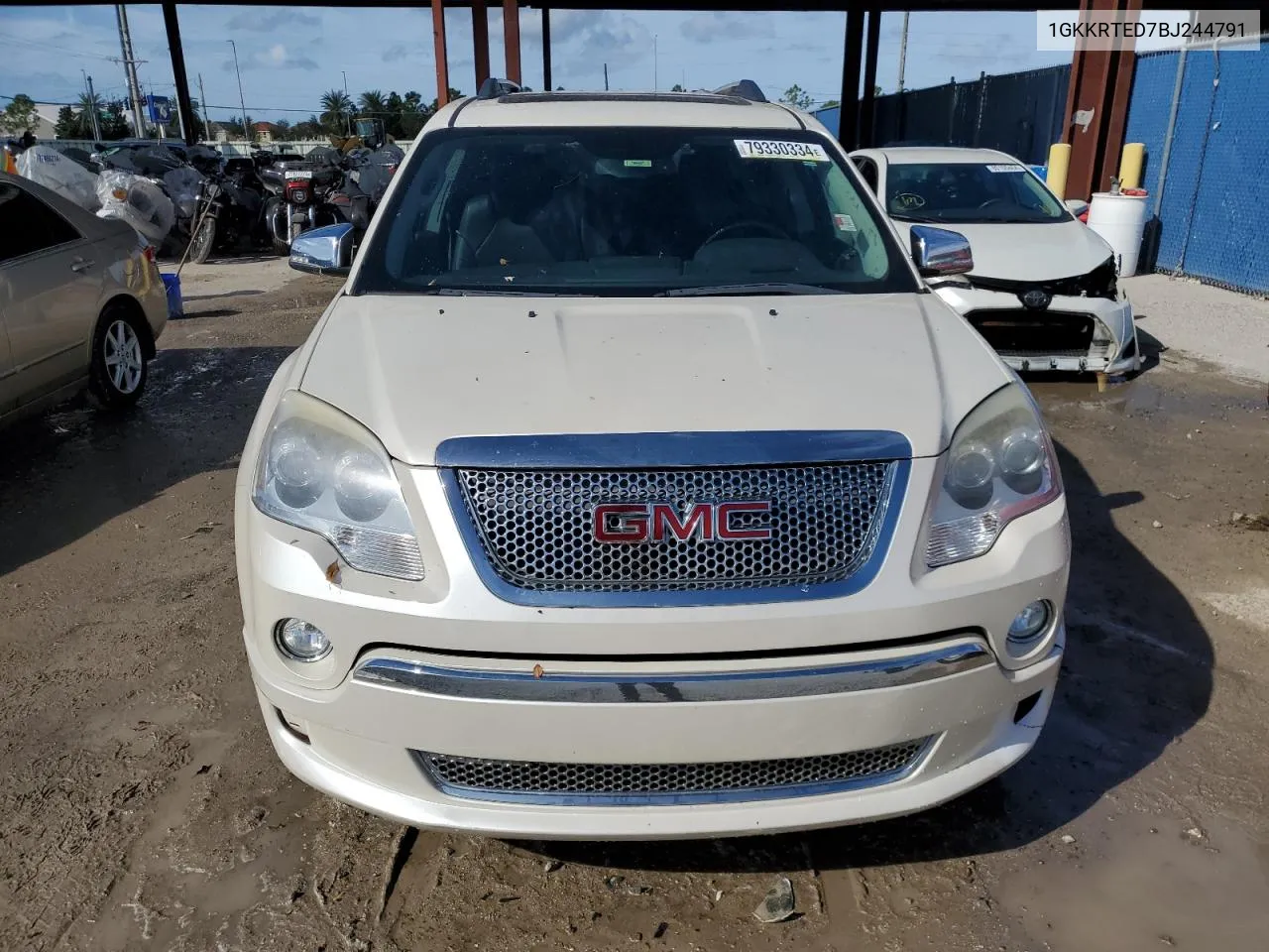 2011 GMC Acadia Denali VIN: 1GKKRTED7BJ244791 Lot: 79330334