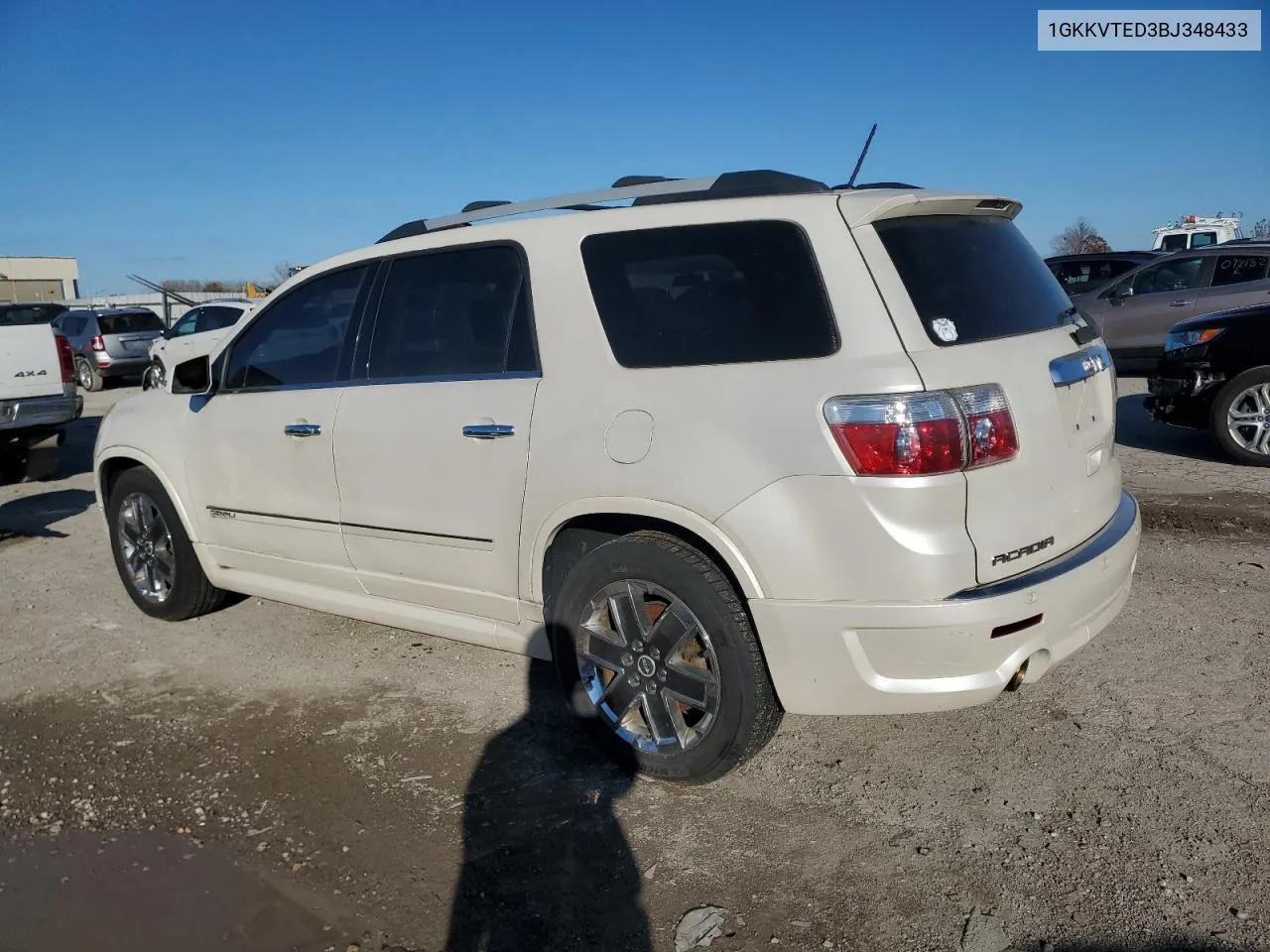 2011 GMC Acadia Denali VIN: 1GKKVTED3BJ348433 Lot: 79654894