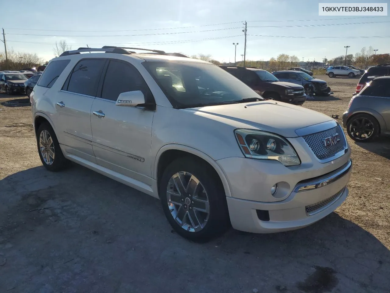 2011 GMC Acadia Denali VIN: 1GKKVTED3BJ348433 Lot: 79654894