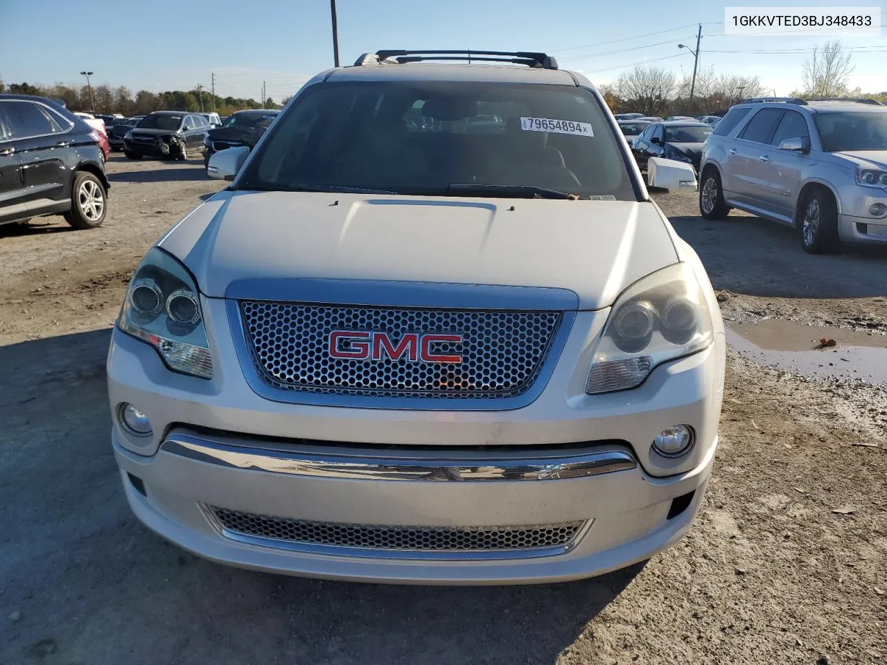 2011 GMC Acadia Denali VIN: 1GKKVTED3BJ348433 Lot: 79654894