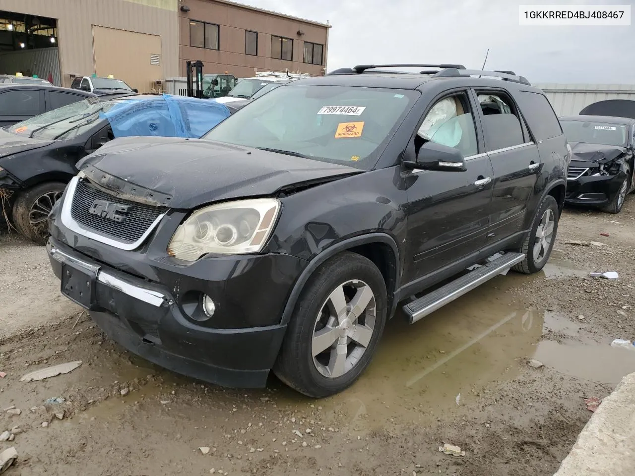 2011 GMC Acadia Slt-1 VIN: 1GKKRRED4BJ408467 Lot: 79974464