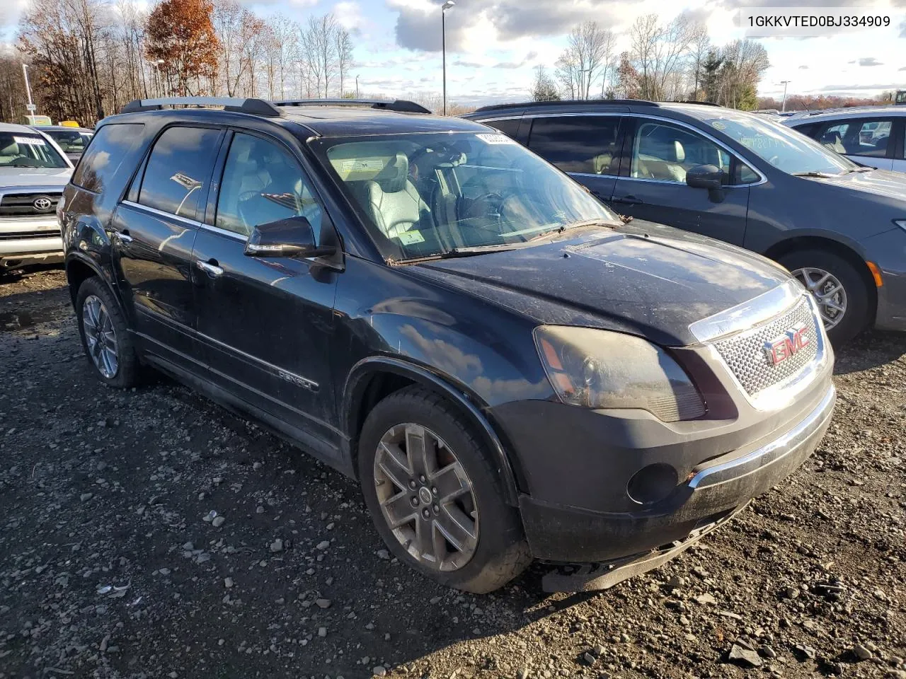 2011 GMC Acadia Denali VIN: 1GKKVTED0BJ334909 Lot: 80026354