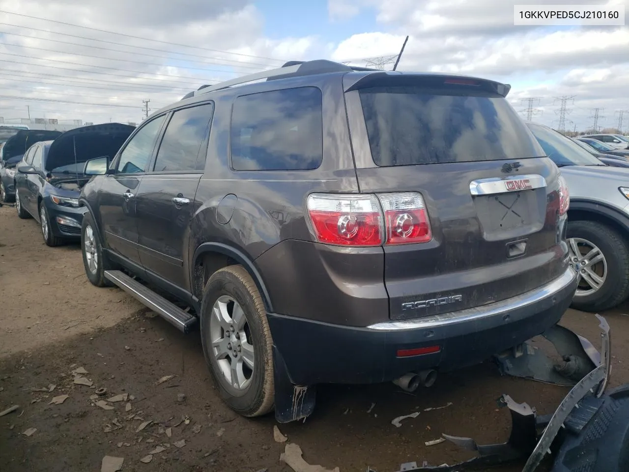 1GKKVPED5CJ210160 2012 GMC Acadia Sle