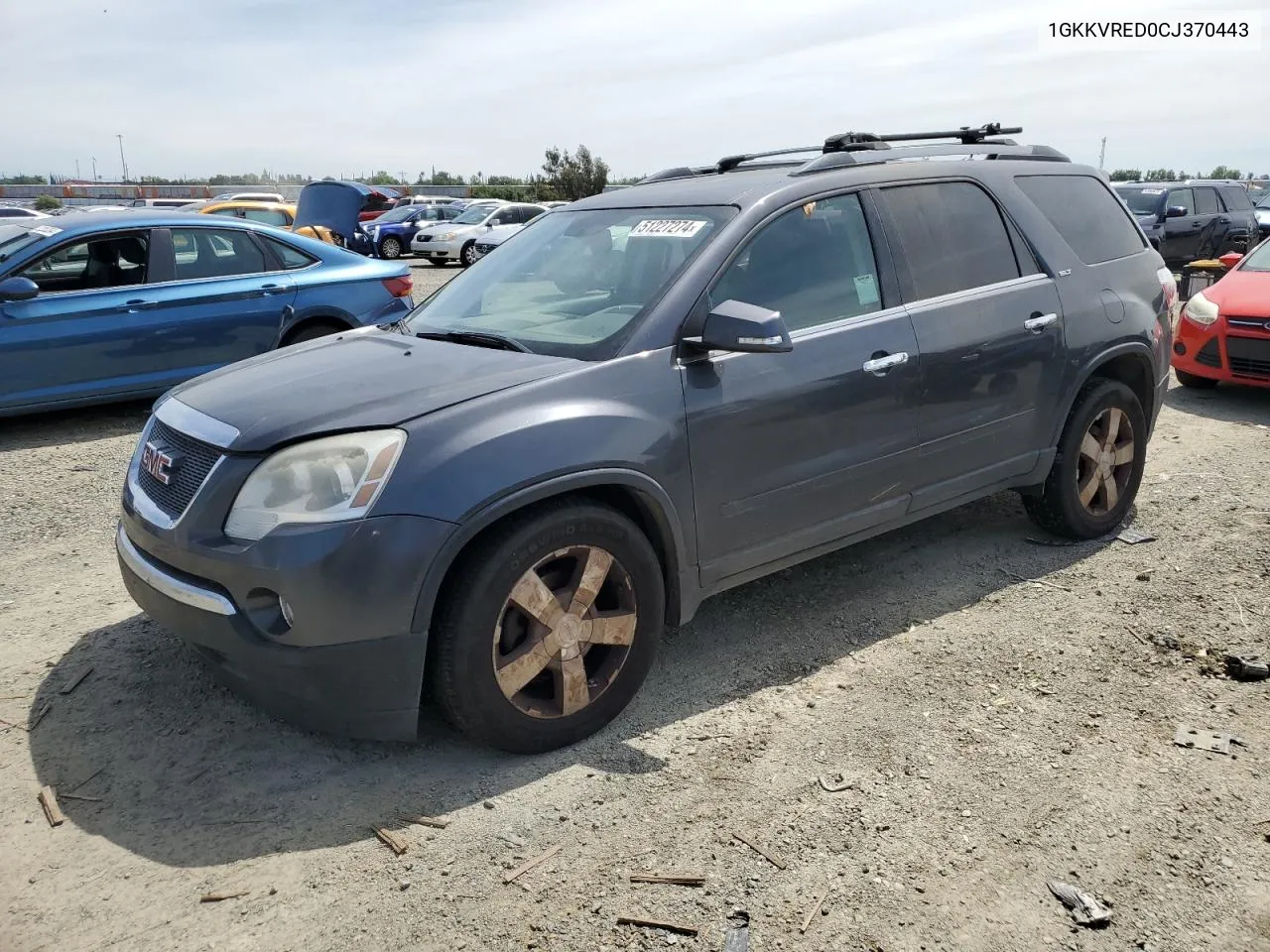 2012 GMC Acadia Slt-1 VIN: 1GKKVRED0CJ370443 Lot: 51227274