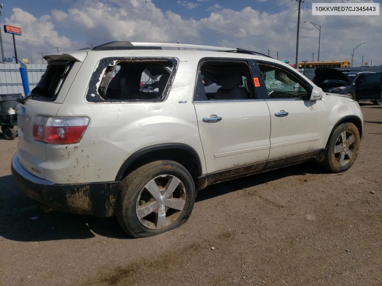 2012 GMC Acadia Slt-1 VIN: 1GKKVRED7CJ345443 Lot: 53086774