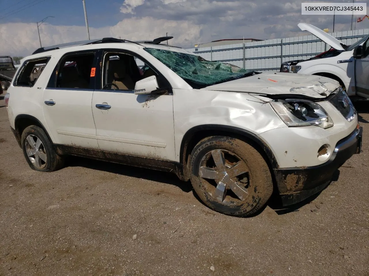 2012 GMC Acadia Slt-1 VIN: 1GKKVRED7CJ345443 Lot: 53086774