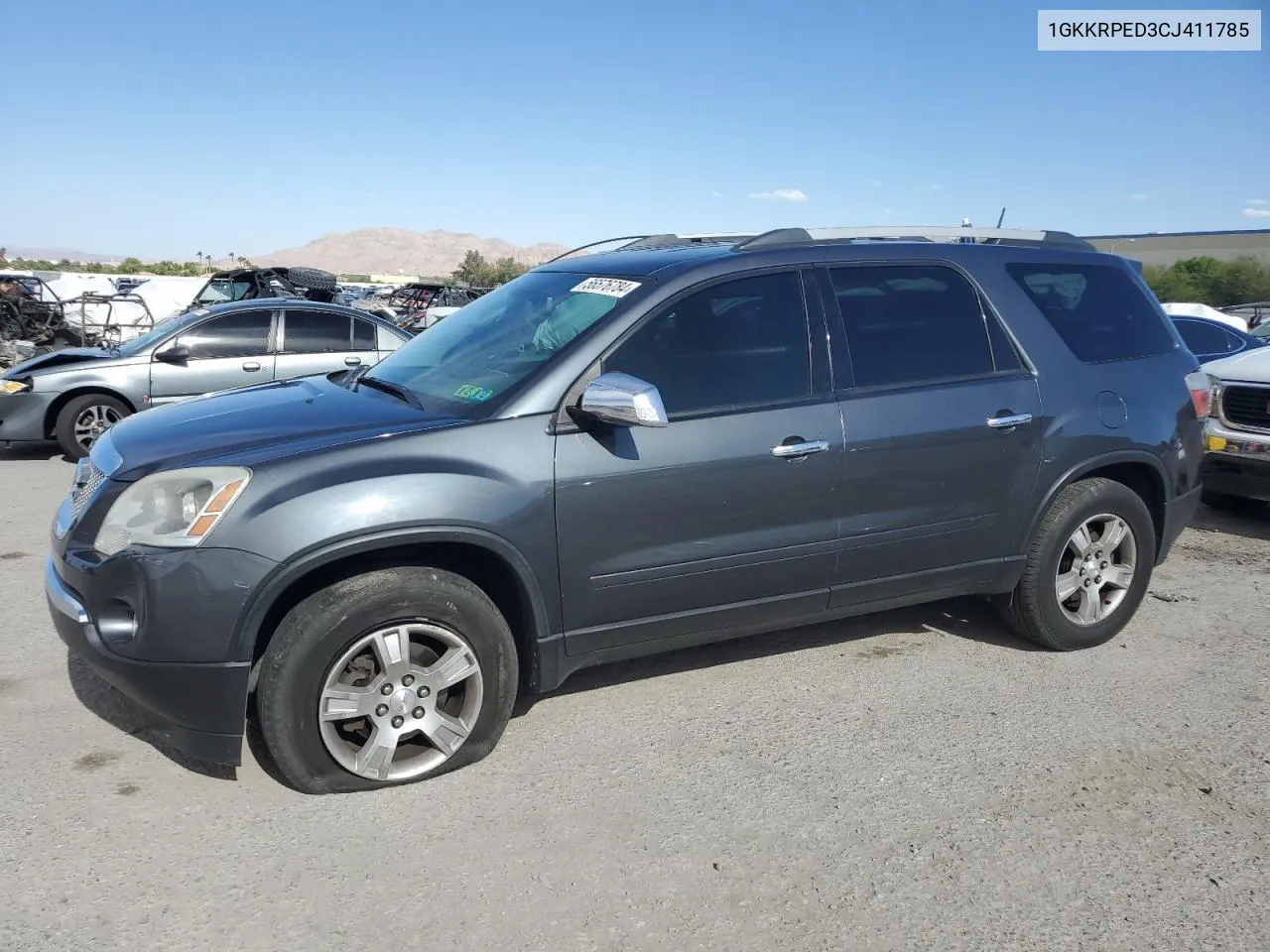 2012 GMC Acadia Sle VIN: 1GKKRPED3CJ411785 Lot: 56576784