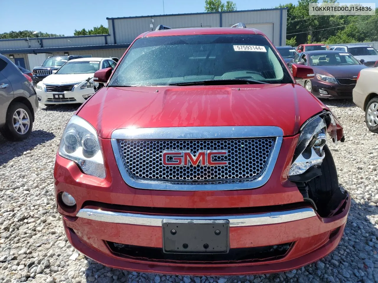 1GKKRTED0CJ154836 2012 GMC Acadia Denali