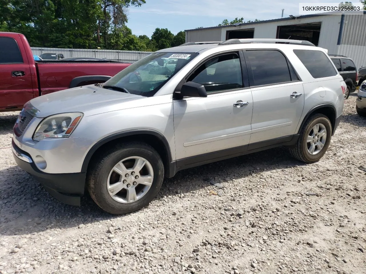 2012 GMC Acadia Sle VIN: 1GKKRPED3CJ256803 Lot: 58300724