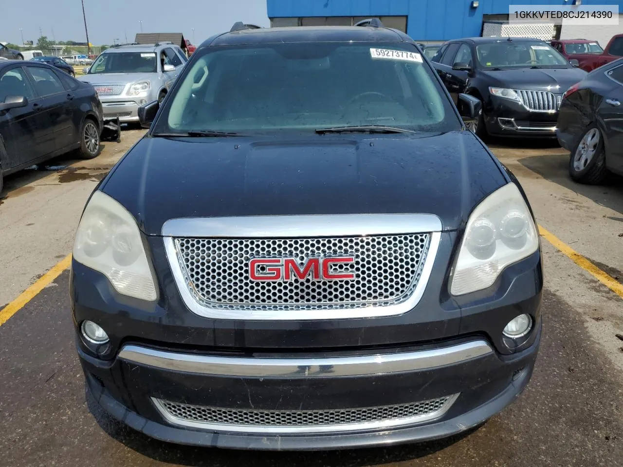 2012 GMC Acadia Denali VIN: 1GKKVTED8CJ214390 Lot: 59273774