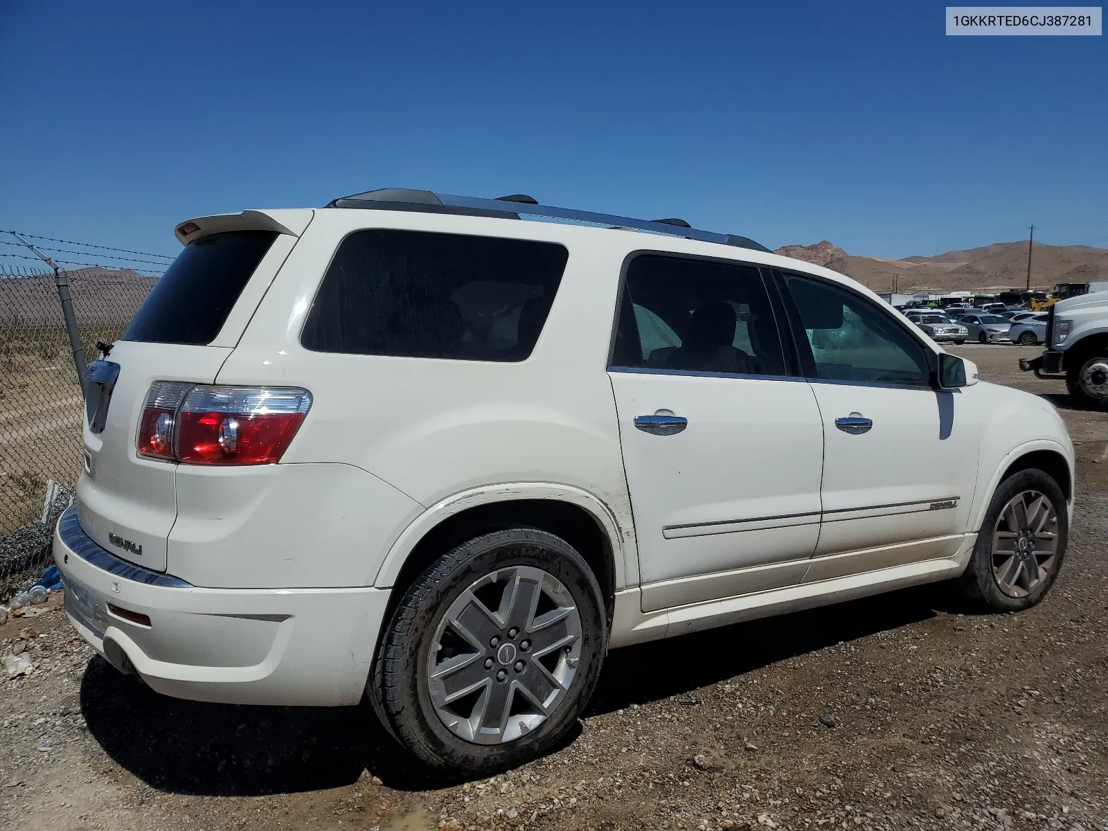 2012 GMC Acadia Denali VIN: 1GKKRTED6CJ387281 Lot: 60527104