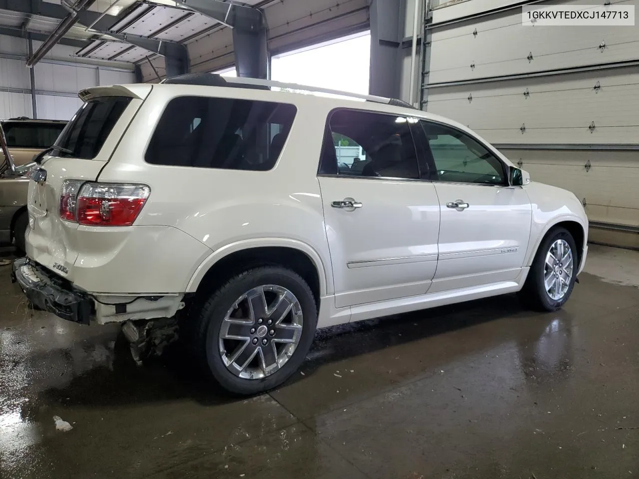 2012 GMC Acadia Denali VIN: 1GKKVTEDXCJ147713 Lot: 61756334