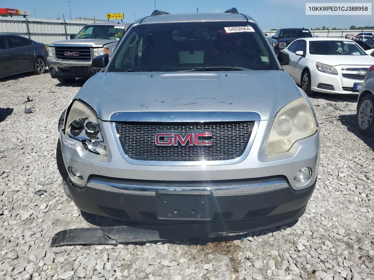 2012 GMC Acadia Sle VIN: 1GKKRPED1CJ388958 Lot: 64830964