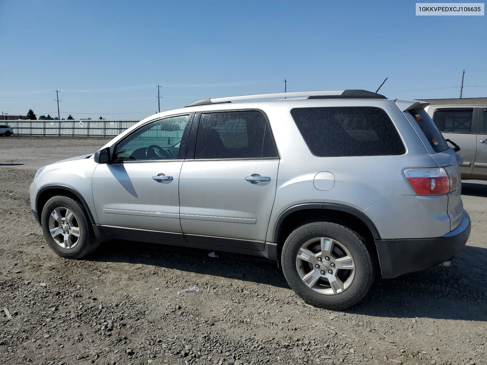 2012 GMC Acadia Sle VIN: 1GKKVPEDXCJ106635 Lot: 65541434