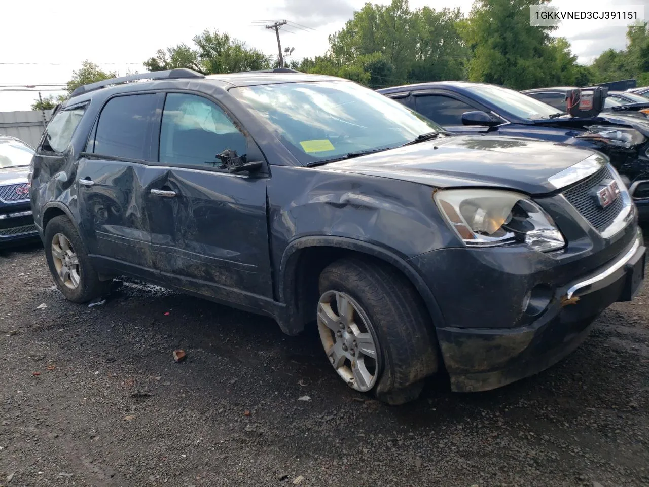 2012 GMC Acadia Sle VIN: 1GKKVNED3CJ391151 Lot: 66330324