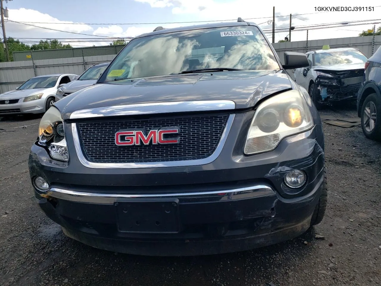 2012 GMC Acadia Sle VIN: 1GKKVNED3CJ391151 Lot: 66330324