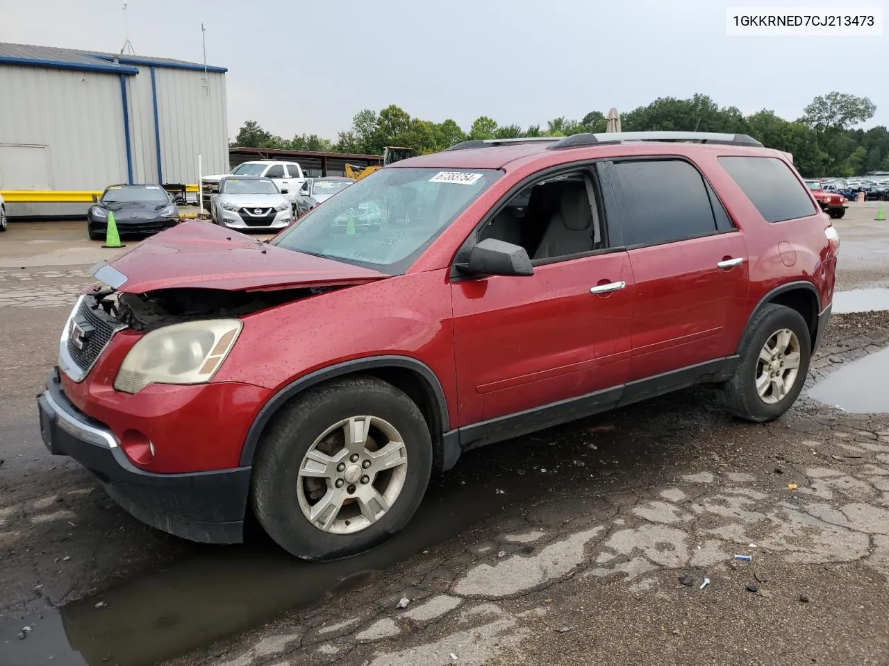 2012 GMC Acadia Sle VIN: 1GKKRNED7CJ213473 Lot: 67383754